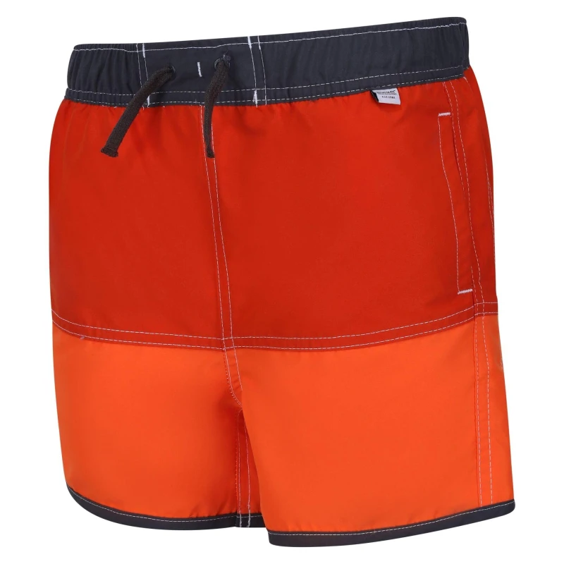 Image of Regatta Sergio Swim Shorts - RtyOra/BlzOr RtyOra/BlzOr C5-C6