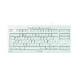 Image of Cherry Stream TKL Wired Keyboard No Number Pad Light Grey JK-8600GB-0