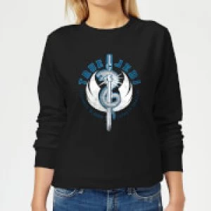 Image of Star Wars The Rise Of Skywalker True Jedi Womens Sweatshirt - Black - XXL