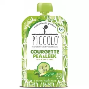 Image of Piccolo Organic Courgette, Pea, Leek 100g (100% Veg) 4m+