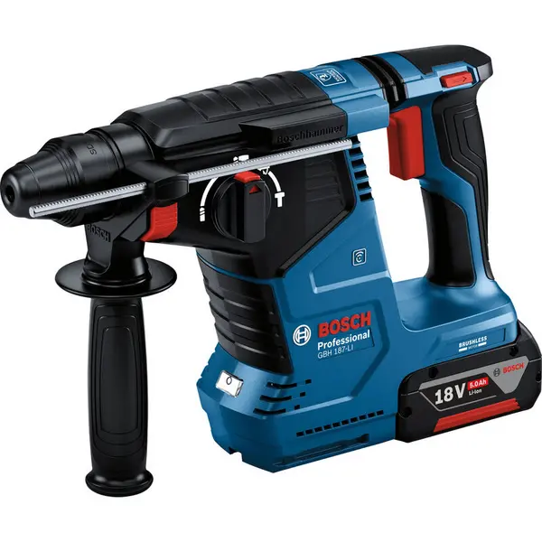 Image of Bosch GBH 18V-24 C 18v Cordless Brushless SDS Plus Drill 2 x 5ah Li-ion Charger Case