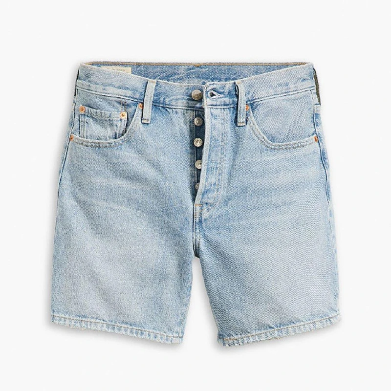 Image of Levis Womens Mid Thigh Denim Shorts Ojai Luxor Last female 25 L32