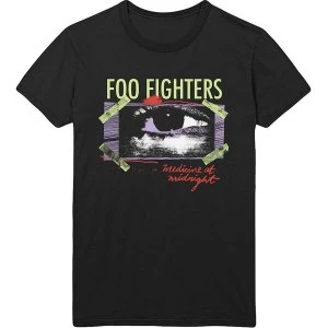 Image of Foo Fighters - Medicine At Midnight Taped Unisex Medium T-Shirt - Black