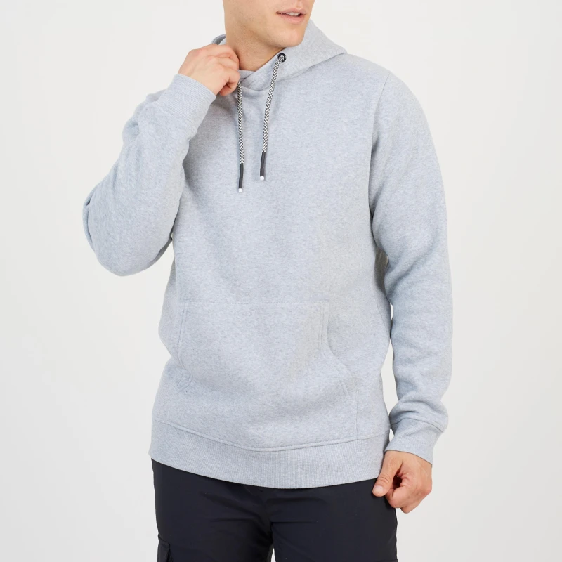 Image of Brave Soul Brave Soul Men Hoodie With Kangaroo Pocket in Grey Size: Medium Grey M Male 5063487007004