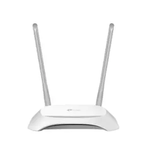 Image of TL-WR850N - WiFi 4 (802.11n) - Single-band (2.4 GHz) - Ethernet LAN - Grey - White - Tabletop Router