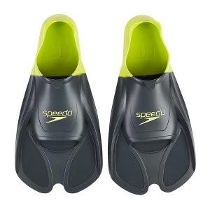 Image of Speedo Training Fin Grey/Lime UK Size 2-3