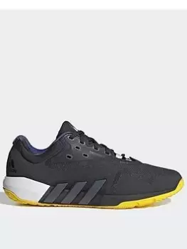Image of adidas Dropset Trainer Shoes, Black/White, Size 8.5, Men