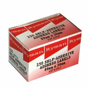 Image of Ryman Address Labels BX250