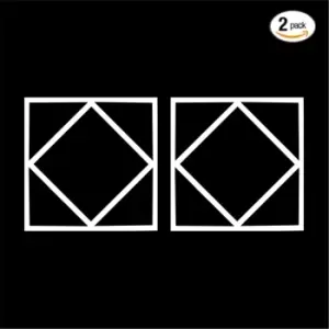 Image of Double Square Borderline LED Panel, 60x60 40W 4000 Lumens, 3 Years warranty, 6000K (Pack of 2)