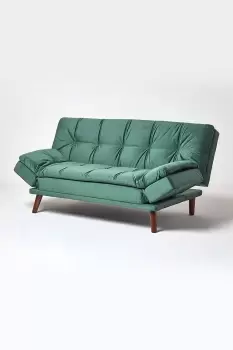 Image of Bailey Velvet Sofa Bed with Armrests