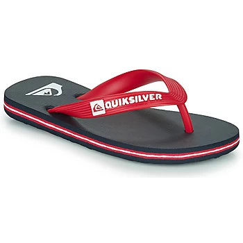 Image of Quiksilver MOLOKAI YOUTH boys's Childrens Flip flops / Sandals in Blue kid,4,4.5,5,10 kid,11 kid,11.5 kid,12 kid,13 kid,1 kid,2 kid,2.5 kid