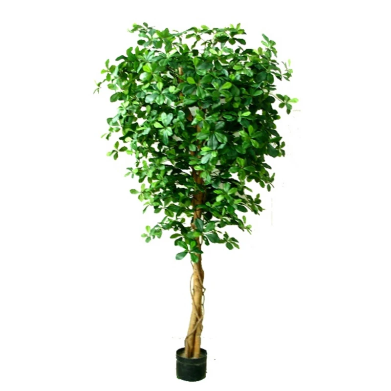 Image of N/A 180cm Fire Retardant Black Olive Tree with 2925 Leaves and Natural Trunk