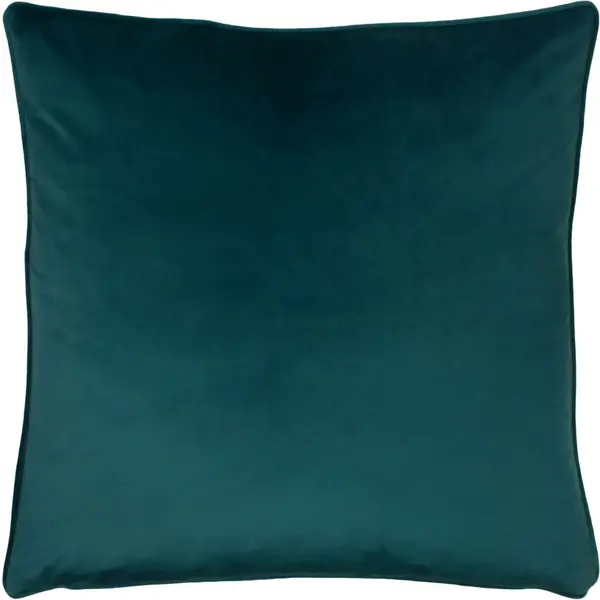 Image of Opulence Soft Velvet Cushion Teal, Teal / 55 x 55cm / Polyester Filled