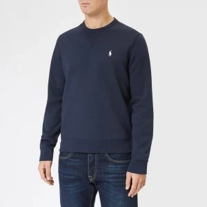 Image of Polo Ralph Lauren Mens Double Knit Sweatshirt - Aviator Navy - S