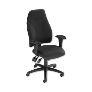 Image of Trexus Posture High Back Asynchronous Chair Black