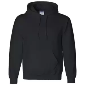 Image of Gildan Heavyweight DryBlend Adult Unisex Hooded Sweatshirt Top / Hoodie (13 Colours) (XL) (Black)