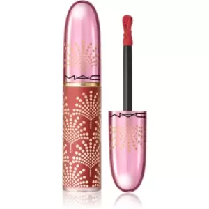 Image of MAC Cosmetics Bubbles & Bows Powder Kiss Liquid Lipcolour Matte Liquid Lipstick Shade Another Drink? 5 ml