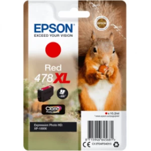 Image of Epson Squirrel 478XL Red Ink Cartridge