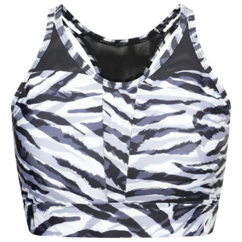 Image of Dare2B Mantra Sports Bra - Blk/WhtZebra
