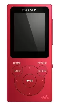 Image of Sony Walkman NW-E394 MP3 player Red 8GB