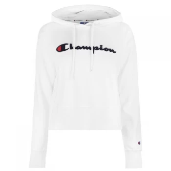 Image of Champion Logo Hoodie - WHITE