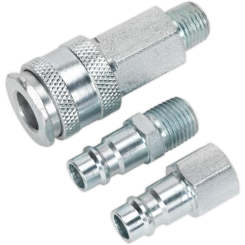 Image of Sealey ACH60 High Flow		 Air Tool Coupling Kit