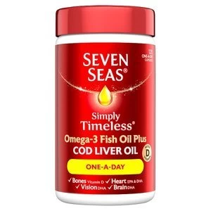 Image of Seven Seas Cod Liver Oil One A Day Capsules 120