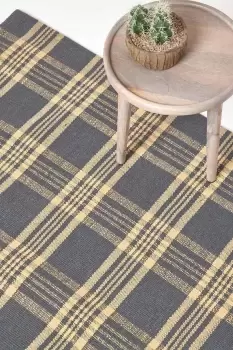 Image of Douglas Tartan Check Non-Slip 100% Wool Rug