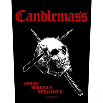 Image of Candlemass - Epicus Doomicus Metallicus Back Patch