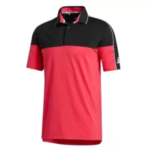 Image of adidas ULT365 Colour Block Polo Shirt Mens - Black