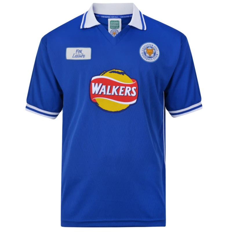 Image of Score Draw Leicester City 2000 shirt LEIC00HPYSS-M M Mens Sportswear