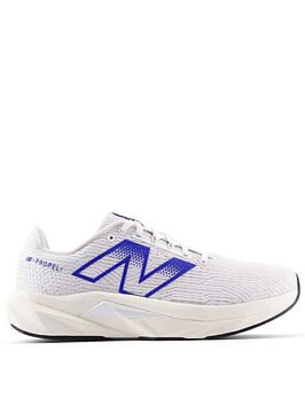 Image of New Balance FuelCell Propel v5 Mens Running Shoes - White Male 9