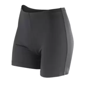 Image of Spiro Womens/Ladies Impact Softex Quick Dry Shorts (S) (Black)