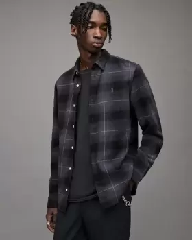 Image of AllSaints Gallo Checked Shirt