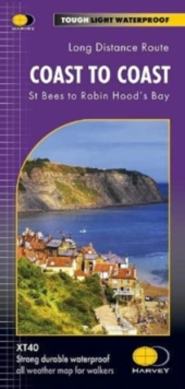 Image of Coast to Coast : St Bees to Robin Hood's Bay Sheet map, folded