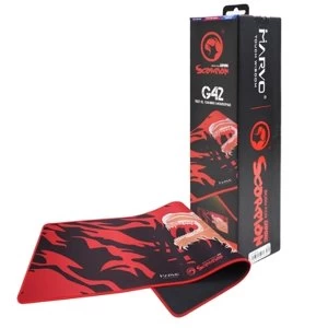 Image of Marvo G42 XL Gaming Red Mouse Surface