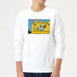 Image of Disney Lilo And Stitch Life Guard Sweatshirt - White