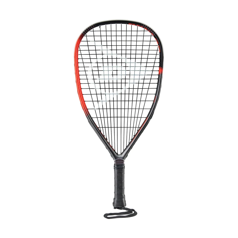 Image of Dunlop Adults Hyperfibre Racketball Racket Grey/Red unisex One Size