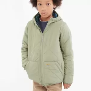 Image of Barbour Boys' Quibb Quilted Jacket - Moss - 10-11 Years