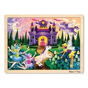 Image of Melissa and Doug Fairy Fantasy Jigsaw Puzzle 48 Piece