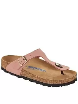Image of Birkenstock Gizeh Sfb Sandal - Pink, Size 6, Women