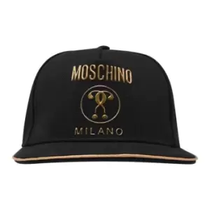 Image of MOSCHINO Question Mark Cap - Black