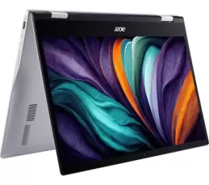 Image of Acer Spin 513 13.3" 2 in 1 Chromebook - Snapdragon 7c Gen 2, 64GB eMMC, Silver/Grey