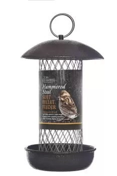 Image of Tom Chambers Hammered Steel Suet Pellet Feeder