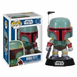 Image of Boba Fett Star Wars Funko Pop Vinyl Bobble Head Figure