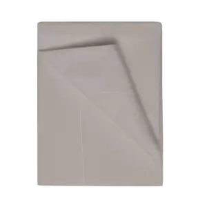 Image of Belledorm 400 Thread Count Egyptian Cotton Flat Sheet (Double) (Pewter)