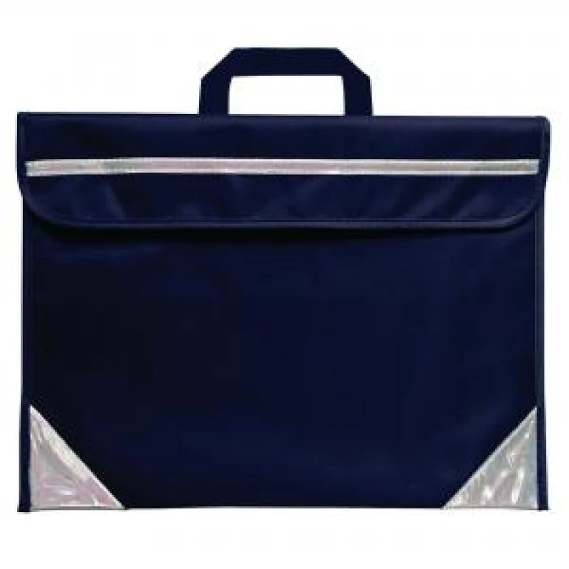 Image of Duo Unprinted Book Bag Navy