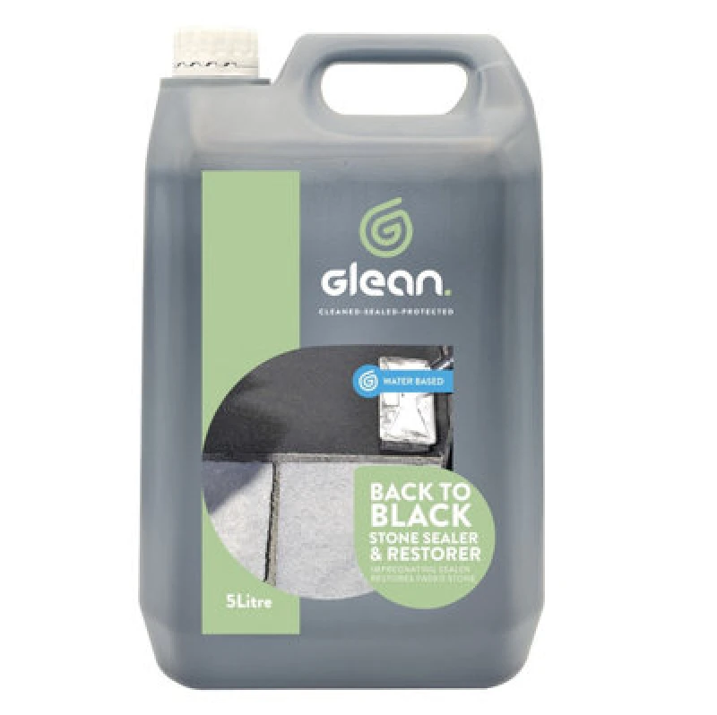Image of Go Glean Glean Stone Sealer Back To Black Restorer - Black - 5 Litre