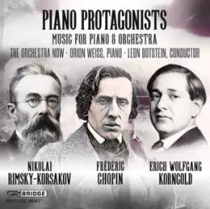 Image of Piano Protagonists Music for Piano & Orchestra by Erich Wolfgang Korngold CD Album