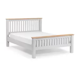 Image of Elise 5ft Kingsize 150 x 200 Bed Elephant Grey High Foot End Bed Frame
